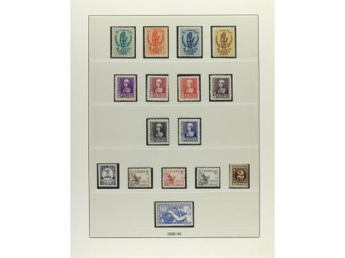 LOTES y COLECCIONES. ESPAÑA. Colección en álbum Lindner de 1