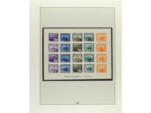 LOTES y COLECCIONES. ESPAÑA. Colección en álbum Lindner de 1