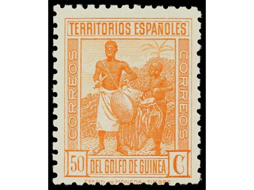 **/* COLONIAS ESPAÑOLAS: GUINEA. Ed. NE 11/11G sin 11F. 5 ct