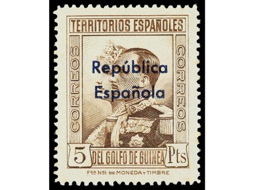* COLONIAS ESPAÑOLAS: GUINEA. Ed. 230/43. SERIE COMPLETA, 14