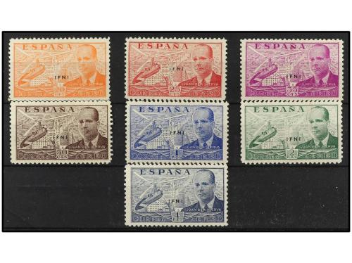 * COLONIAS ESPAÑOLAS: IFNI. Ed. 15A/G y ** 15H/P. SERIES COM