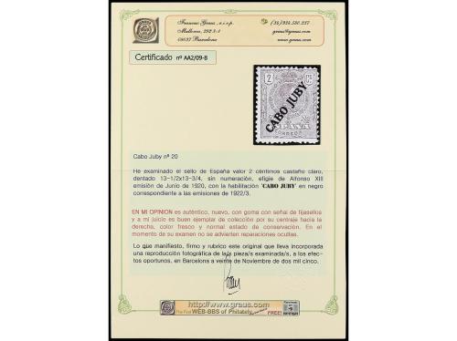 * COLONIAS ESPAÑOLAS: CABO JUBY. Ed. 19/21. SERIE COMPLETA, 