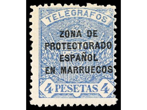 * COLONIAS ESPAÑOLAS: MARRUECOS. Ed. 17/24. TELÉGRAFOS. SERI