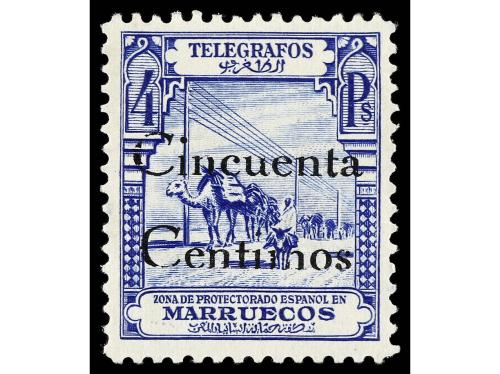 (**) COLONIAS ESPAÑOLAS: MARRUECOS. Ed. 32/4. TELÉGRAFO. SER
