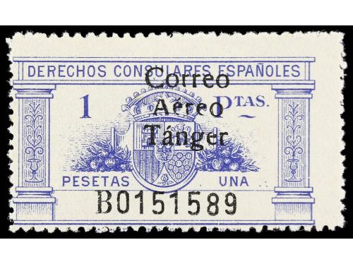 ** COLONIAS ESPAÑOLAS: TANGER. Ed. 142/6 y 147/50. Dos serie