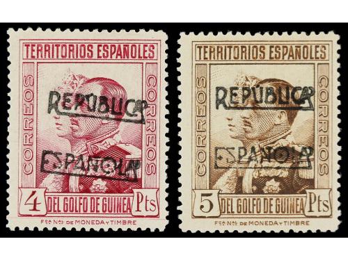 * COLONIAS ESPAÑOLAS: GUINEA. Ed. 216/29A. SERIE COMPLETA, 1