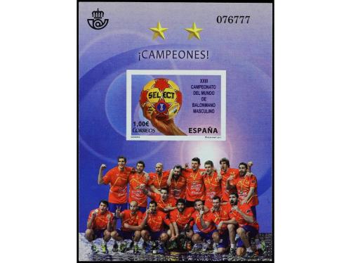 ** ESPAÑA. Ed. 4811s (2). 2013. CAMPEONATO DEL MUNDO DE BALO