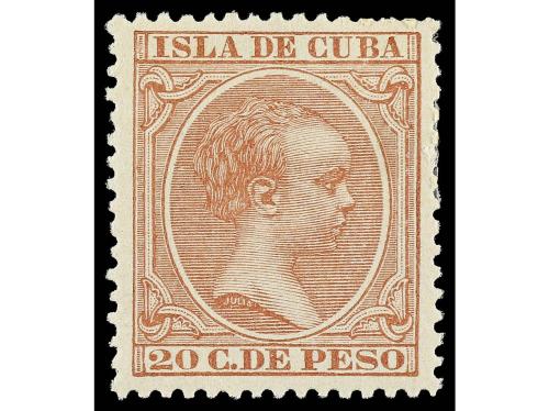 * COLONIAS ESPAÑOLAS: CUBA. Ed. 130/9. SERIO COMPLETA, 10 va