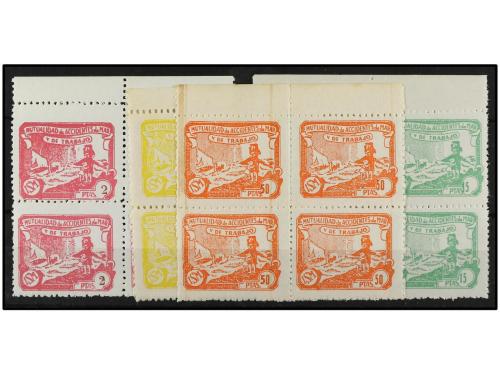 ESPAÑA GUERRA CIVIL: VIÑETAS BENEFICAS. MUTUALIDAD DE ACCIDE