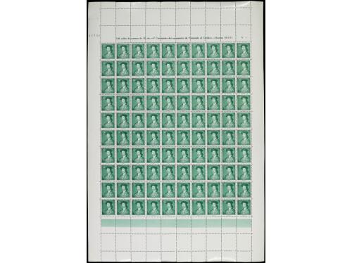 ** ESPAÑA. Ed. 1106/10. SERIE COMPLETA de 5 valores, en hoja