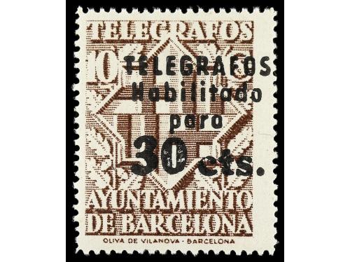 ** ESPAÑA: AYUNTAMIENTO DE BARCELONA. Ed. 17/20. TELÉGRAFOS.