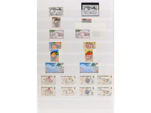 LOTES y COLECCIONES. POLINESIA FRANCESA. Colección en clasif