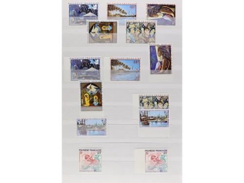 LOTES y COLECCIONES. POLINESIA FRANCESA. Colección en clasif