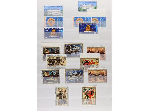 LOTES y COLECCIONES. POLINESIA FRANCESA. Colección en clasif