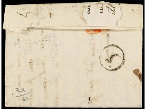 ✉ FRANCIA. 1794. SAUVERDUN? A PARÍS. Marca IE DIV./ARMÉE DE 