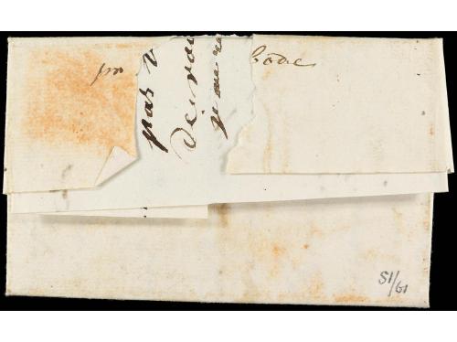 ✉ FRANCIA. 1806. COEVERDEN (Holanda) a UTRECHT. Marca BUREAU