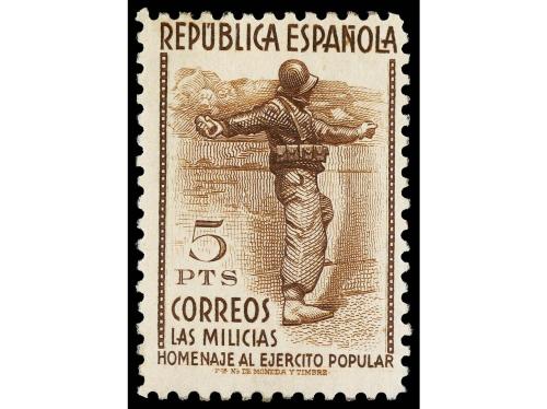 * ESPAÑA. Ed. 792/800. SERIE COMPLETA, 9 valores. Mayoría bi