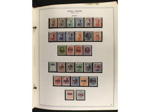 ESPAÑA. Colección en álbum Minkus de 1850 a 1989 muy comple