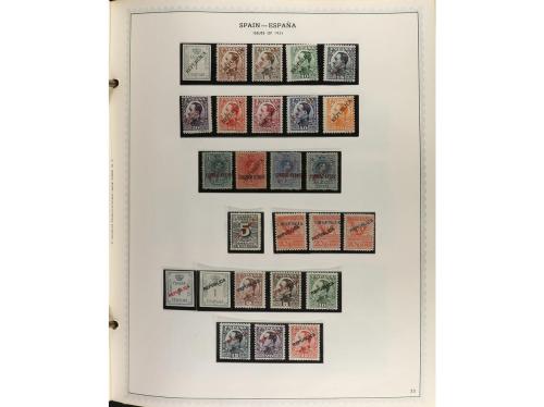 ESPAÑA. Colección en álbum Minkus de 1850 a 1989 muy comple