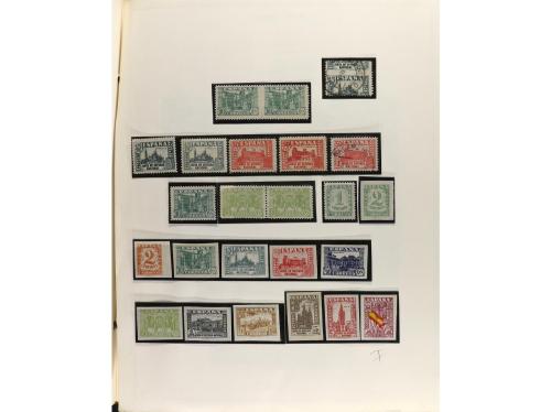 ESPAÑA. Colección en álbum Minkus de 1850 a 1989 muy comple