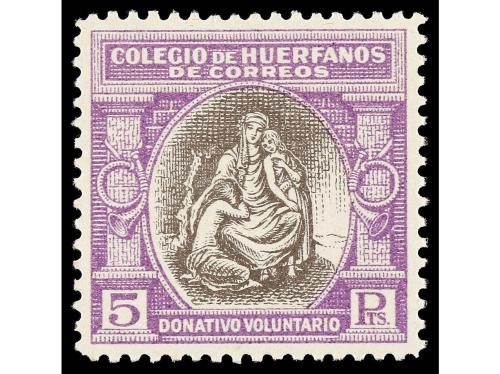 ** ESPAÑA: BENEFICENCIA. Ed. B 1/7. SERIE COMPLETA, 7 valore