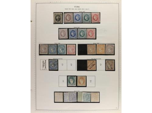 LOTES y COLECCIONES. COLONIAS ESPAÑOLAS. Colección en álbum 