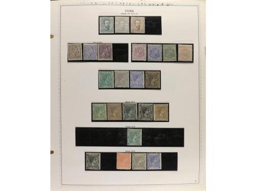 LOTES y COLECCIONES. COLONIAS ESPAÑOLAS. Colección en álbum 