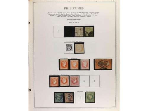 LOTES y COLECCIONES. COLONIAS ESPAÑOLAS. Colección en álbum 