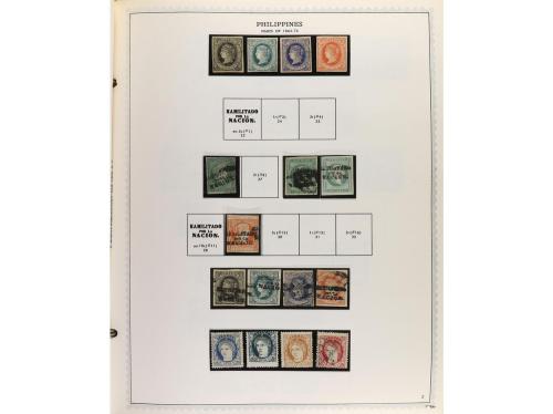 LOTES y COLECCIONES. COLONIAS ESPAÑOLAS. Colección en álbum 