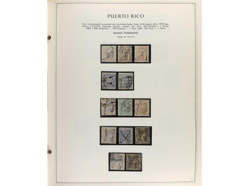 LOTES y COLECCIONES. COLONIAS ESPAÑOLAS. Colección en álbum 