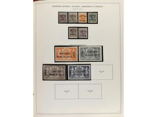 LOTES y COLECCIONES. COLONIAS ESPAÑOLAS. Colección en álbum 