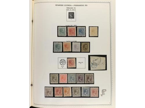 LOTES y COLECCIONES. COLONIAS ESPAÑOLAS. Colección en álbum 