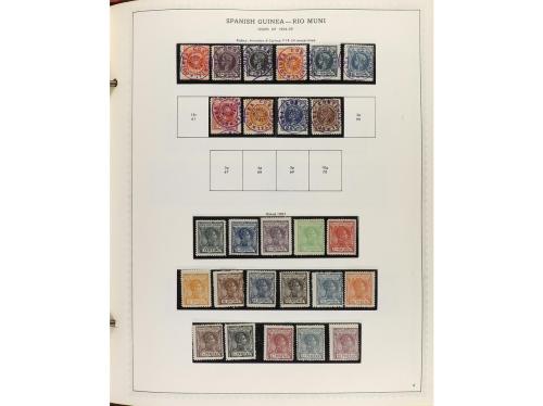 LOTES y COLECCIONES. COLONIAS ESPAÑOLAS. Colección en álbum 