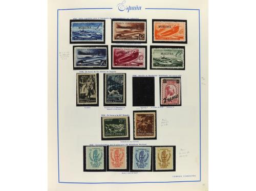 LOTES y COLECCIONES. ESPAÑA. Colección en 2 álbumes Majó de 