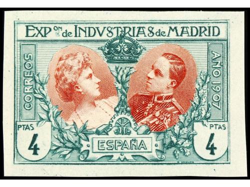ESPAÑA. EXPO. INDUSTRIAS DE MADRID. ENSAYOS DE COLOR. 4 pts.