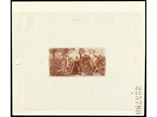 ESPAÑA. COLÓN. PRUEBAS DE PUNZÓN. Centros solamente, juego c