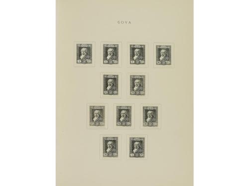 ESPAÑA. ENSAYOS DE COLOR. Colección de ensayos de las emisio