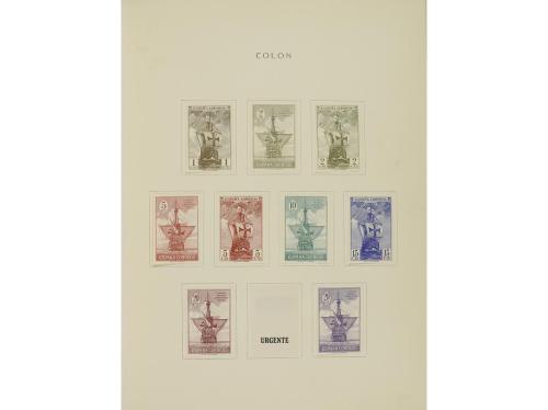 ESPAÑA. ENSAYOS DE COLOR. Colección de ensayos de las emisio