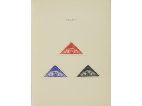 ESPAÑA. ENSAYOS DE COLOR. Colección de ensayos de las emisio