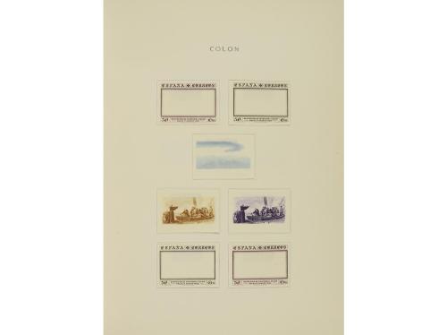 ESPAÑA. ENSAYOS DE COLOR. Colección de ensayos de las emisio