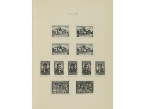 ESPAÑA. ENSAYOS DE COLOR. Colección de ensayos de las emisio