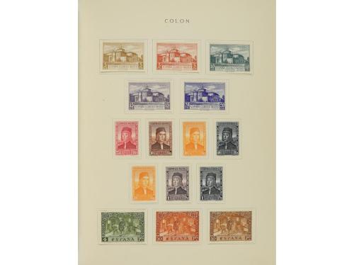 ESPAÑA. ENSAYOS DE COLOR. Colección de ensayos de las emisio