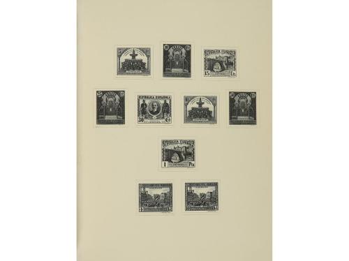 ESPAÑA. ENSAYOS DE COLOR. Colección de ensayos de las emisio