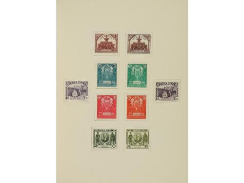 ESPAÑA. ENSAYOS DE COLOR. Colección de ensayos de las emisio