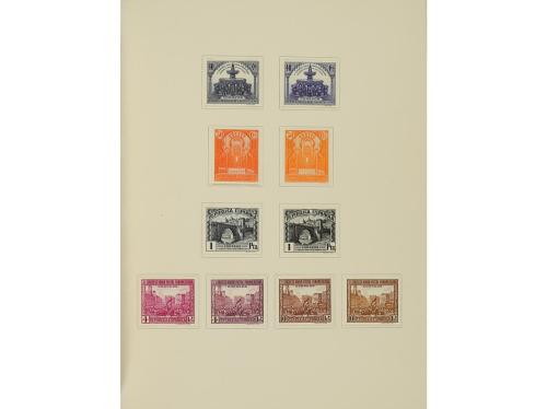 ESPAÑA. ENSAYOS DE COLOR. Colección de ensayos de las emisio