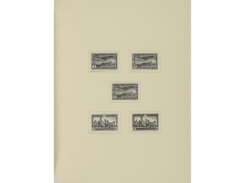 ESPAÑA. ENSAYOS DE COLOR. Colección de ensayos de las emisio