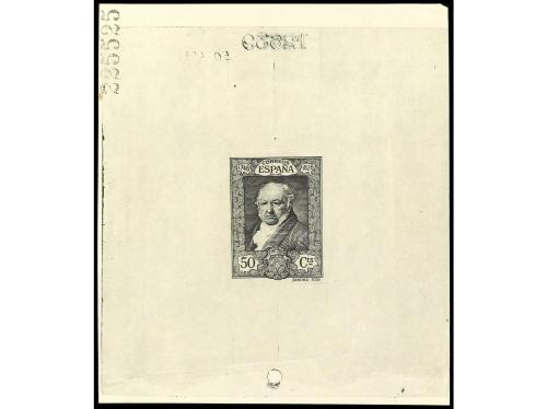 ESPAÑA. GOYA. PRUEBAS DE PUNZÓN. Seis pruebas (juego complet