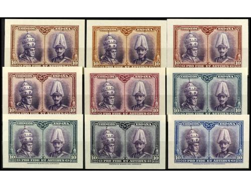 ESPAÑA. CATACUMBAS. ENSAYOS DE COLOR. Conjunto de 24 ensayos