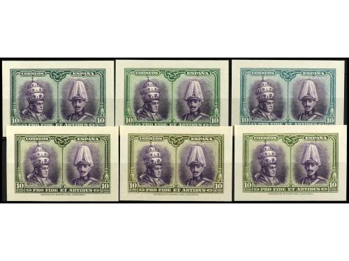 ESPAÑA. CATACUMBAS. ENSAYOS DE COLOR. Conjunto de 24 ensayos