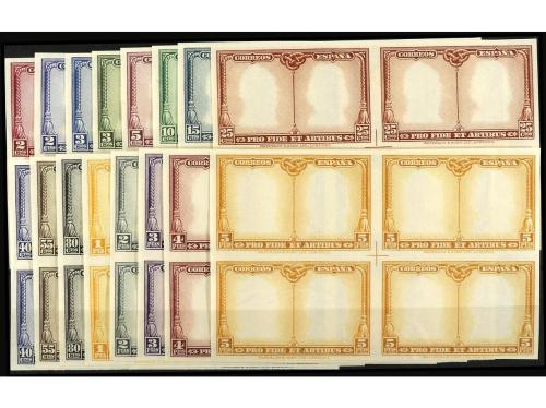 ESPAÑA. CATACUMBAS. ENSAYOS DE PLANCHA. MARCOS SOLAMENTE. Ju